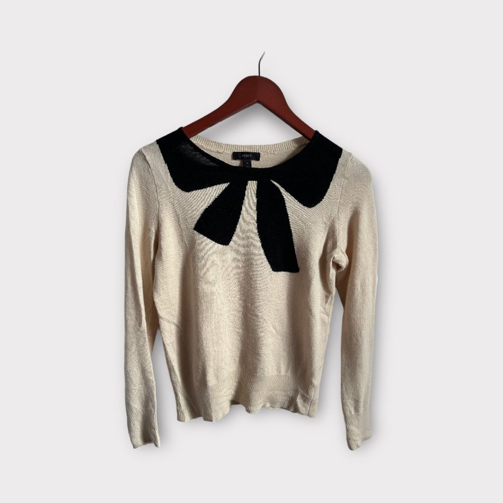 J. Crew Bow sweater size XS